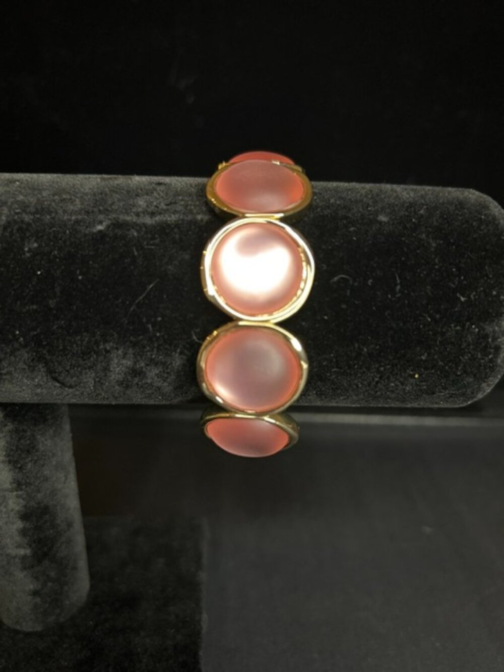 NWOT Pink/Gold-tone Bracelet Size 7 (adjustable)